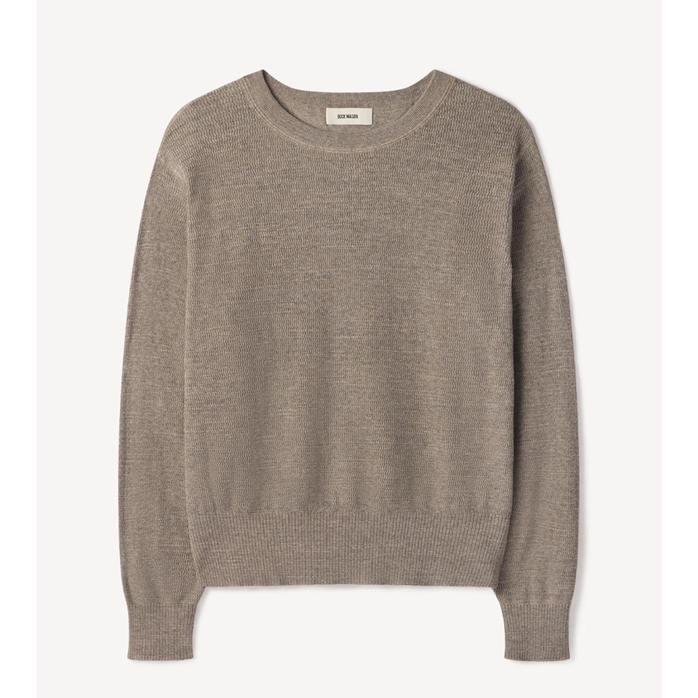 Buck Mason Taupe Sweater